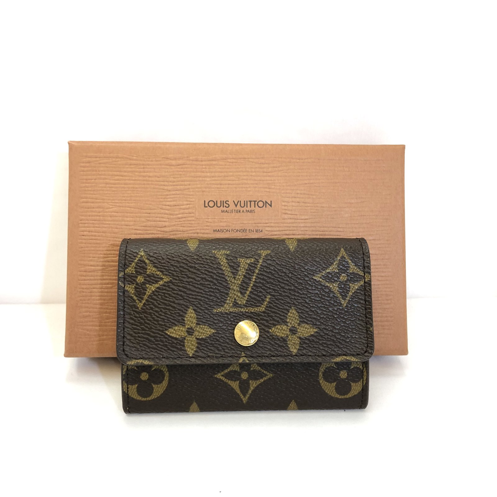 ブランド雑貨総合 Louis Vuitton ルイヴィトン 小銭入れ コインケース ポルトモネ プラ M モノグラム Lv ブラウン ゴールド金具 ミニ財布 コンパクトウォレット フランス製 メンズ レディース T東大阪店 Itcp6nmrk8wk Rlv2280 Fucoa Cl