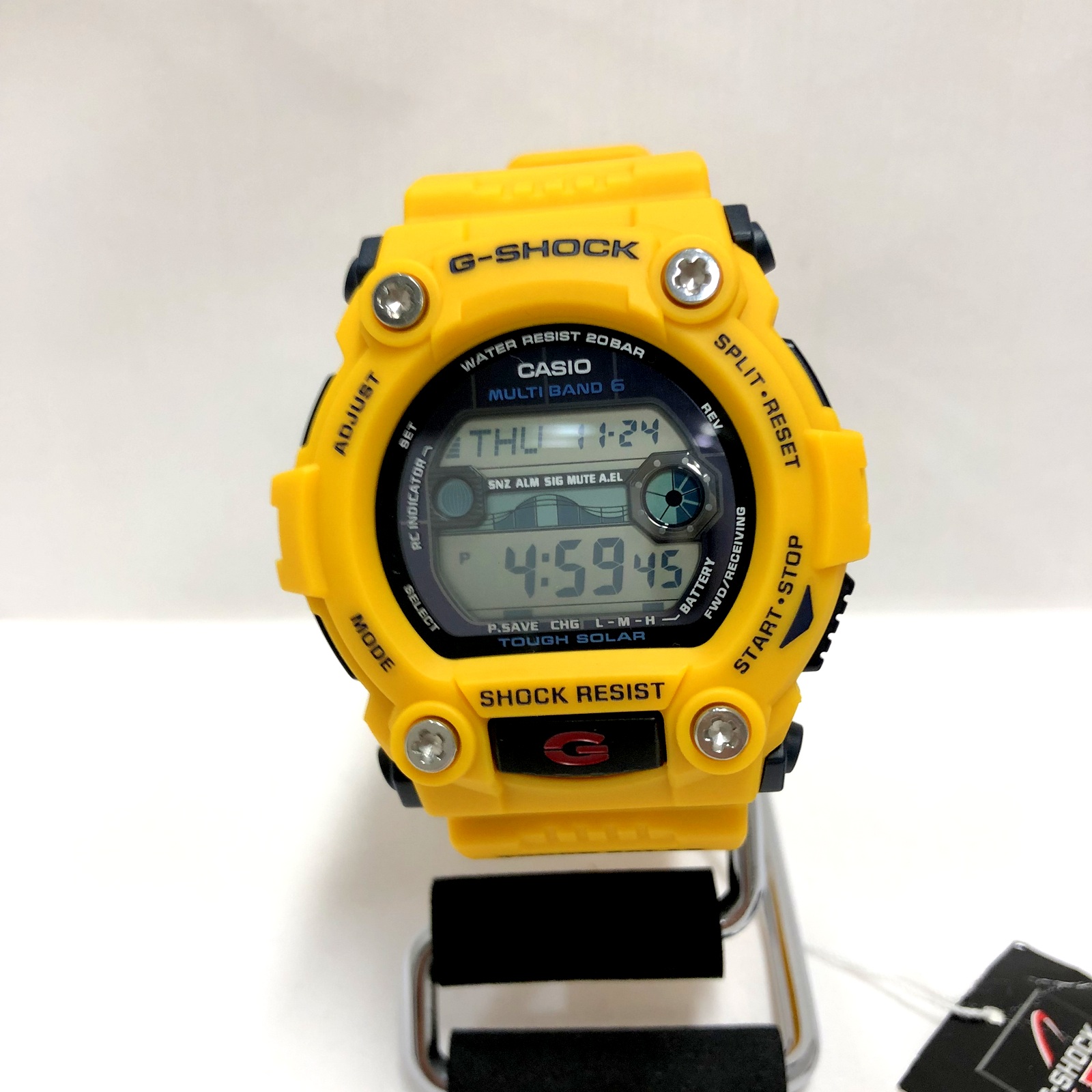 極美品 希少 G-SHOCK GW-7900CD 電波ソーラー イエロー - 腕時計(デジタル)