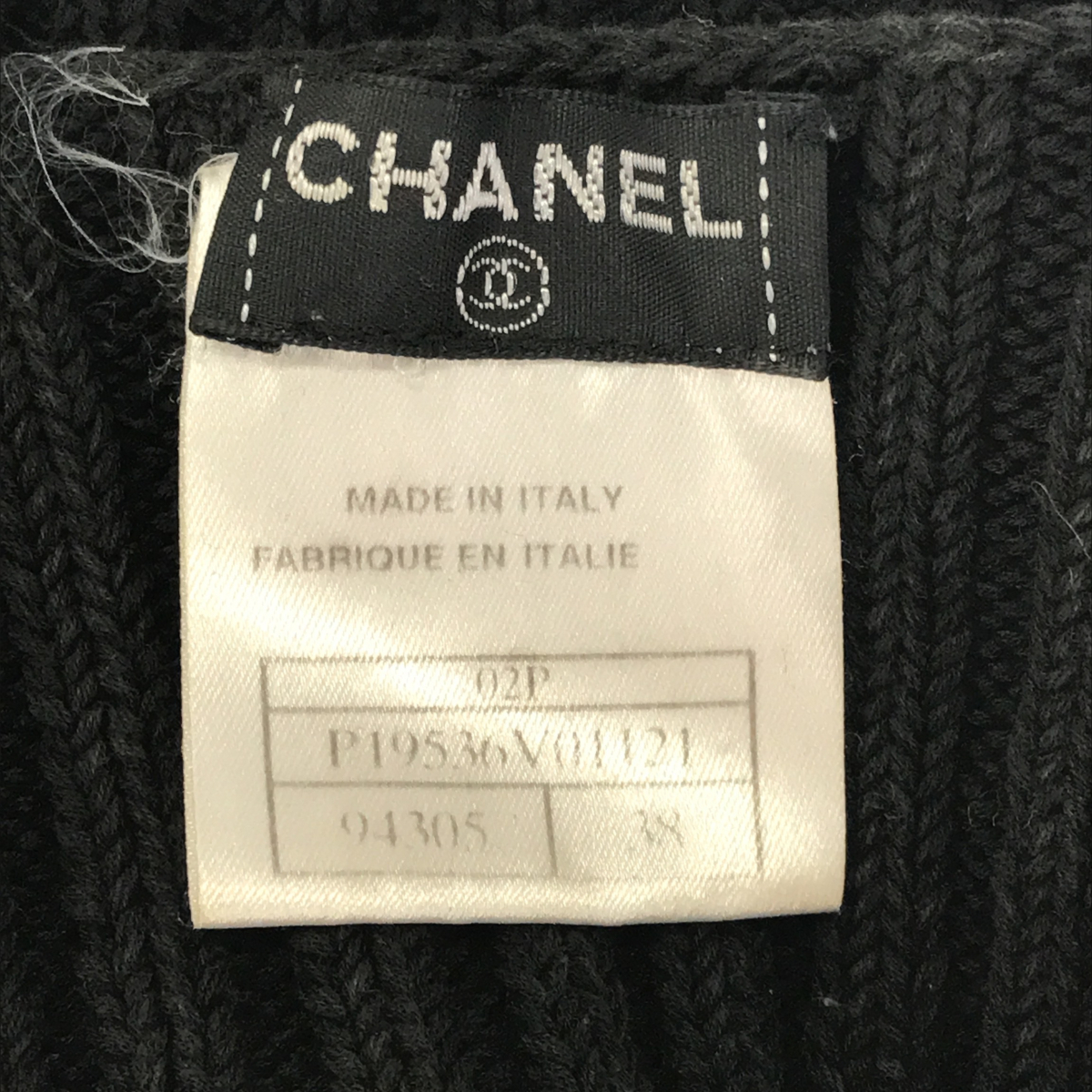 CHANEL シャネル ヘビーウェイトコットンキャミソール 38 レディース