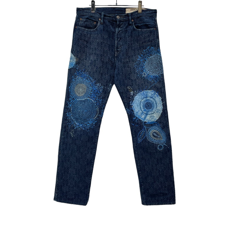 新品』希少 赤タブ スキャブリメイク デニムパンツ ジーンズ