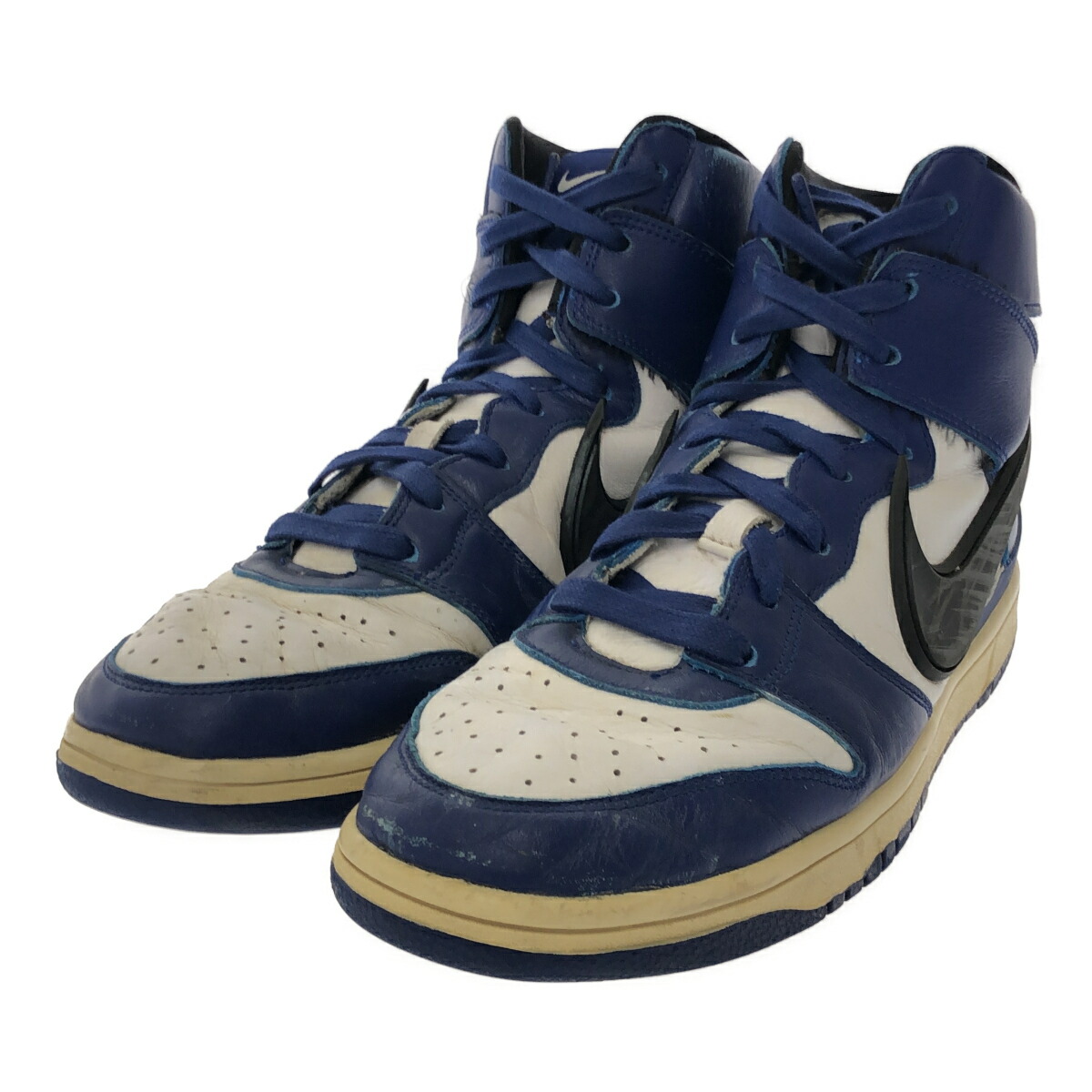 NIKE ナイキ DUNK HIGH Deep Royal ダンクハイ ディープロイヤル ハイカットスニーカー ホワイト/ブルー 三国ケ丘店 IT0N75QC9T7K 【中古】 RM3770M｜NEXT51店
