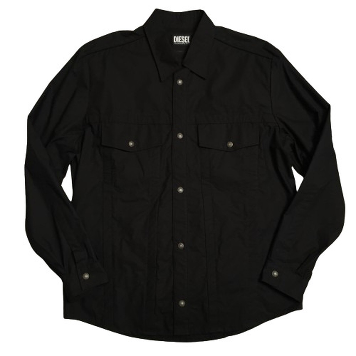 DIESEL ディーゼル S-DENNING 22SS トラッカージャケット Fashion Show Collection プルオーバー上衣 黒 黒いこと メンズ M 貝塚店 ITA4F5QBSGF4 【中古】 RM1402D