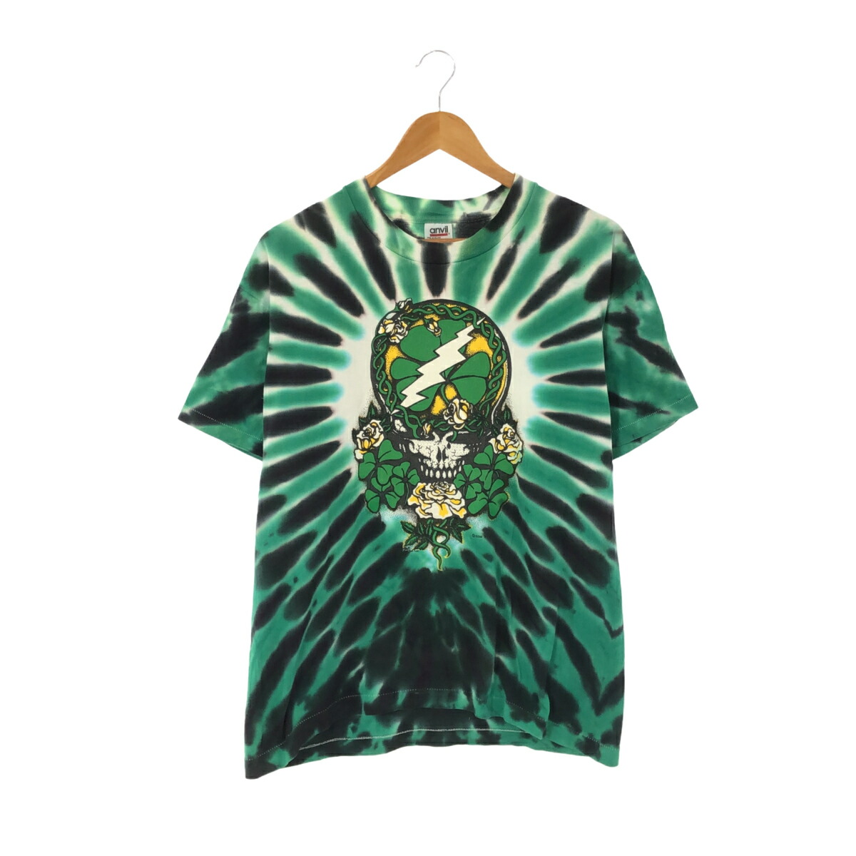 anvil 90\u0027s GRATEFUL DEAD 1992 PHILADELPHIA SPRING TOURTee タイダイTee プルオーバー 緑であること 複製権入り口・入口 USA製 メンズ 三国ケ丘店 ITDTKPPIBU6C 【中古】 RM5560D