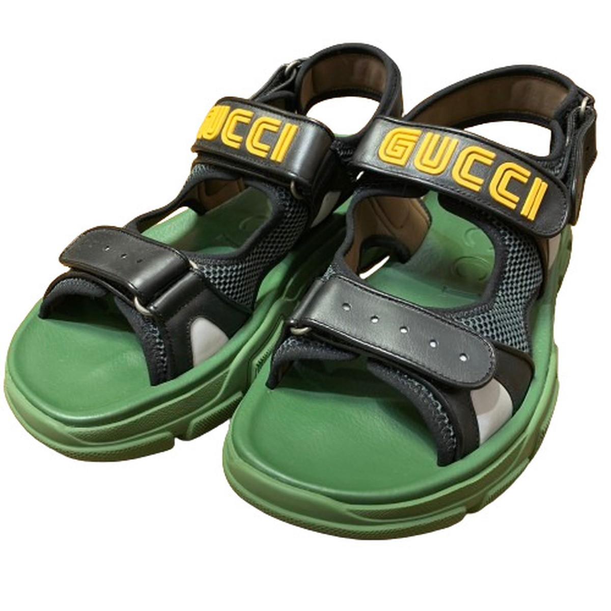 ✨エレガント❣️✨GUCCI ベージュ ラッフルデザイン サンダル グッチ レディース 夏サンダル・スライド・パンプス | GUCCI® JP