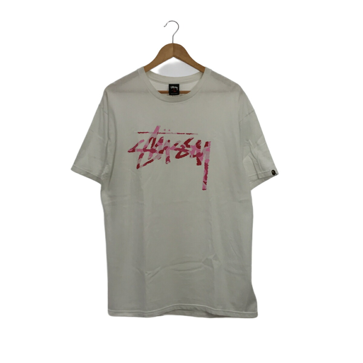 楽天市場】A BATHING APE(アベイシングエイプ)×STUSSY