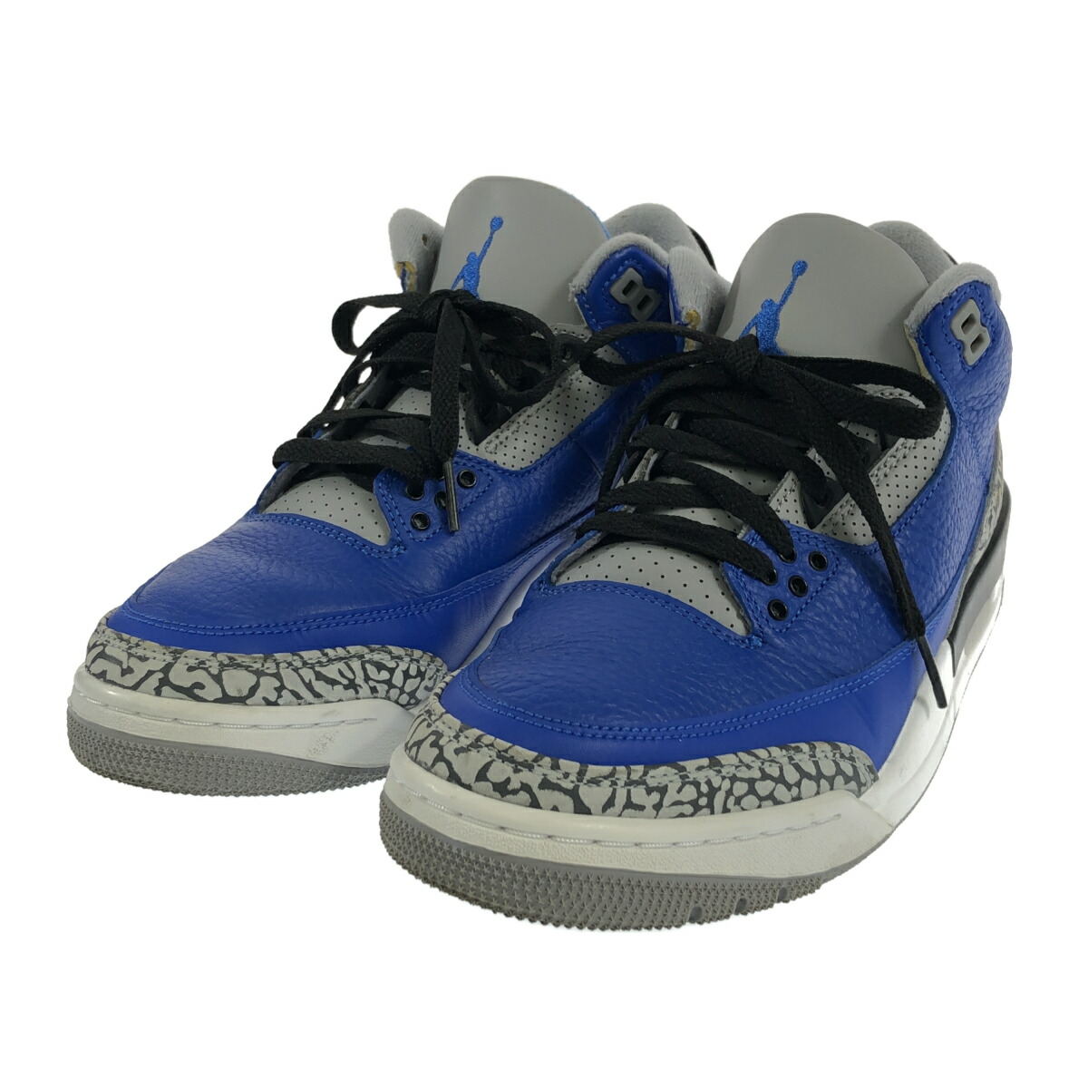 NIKE ナイキ AIR JORDAN 3 RETRO BLUE CEMENT varsity royal エアジョーダン 3 レトロ バーシティロイヤル スニーカー シューズ CT8532-400 三国ケ丘店 ITEW03XKNKTC 【中古】 RM4433M｜NEXT51店