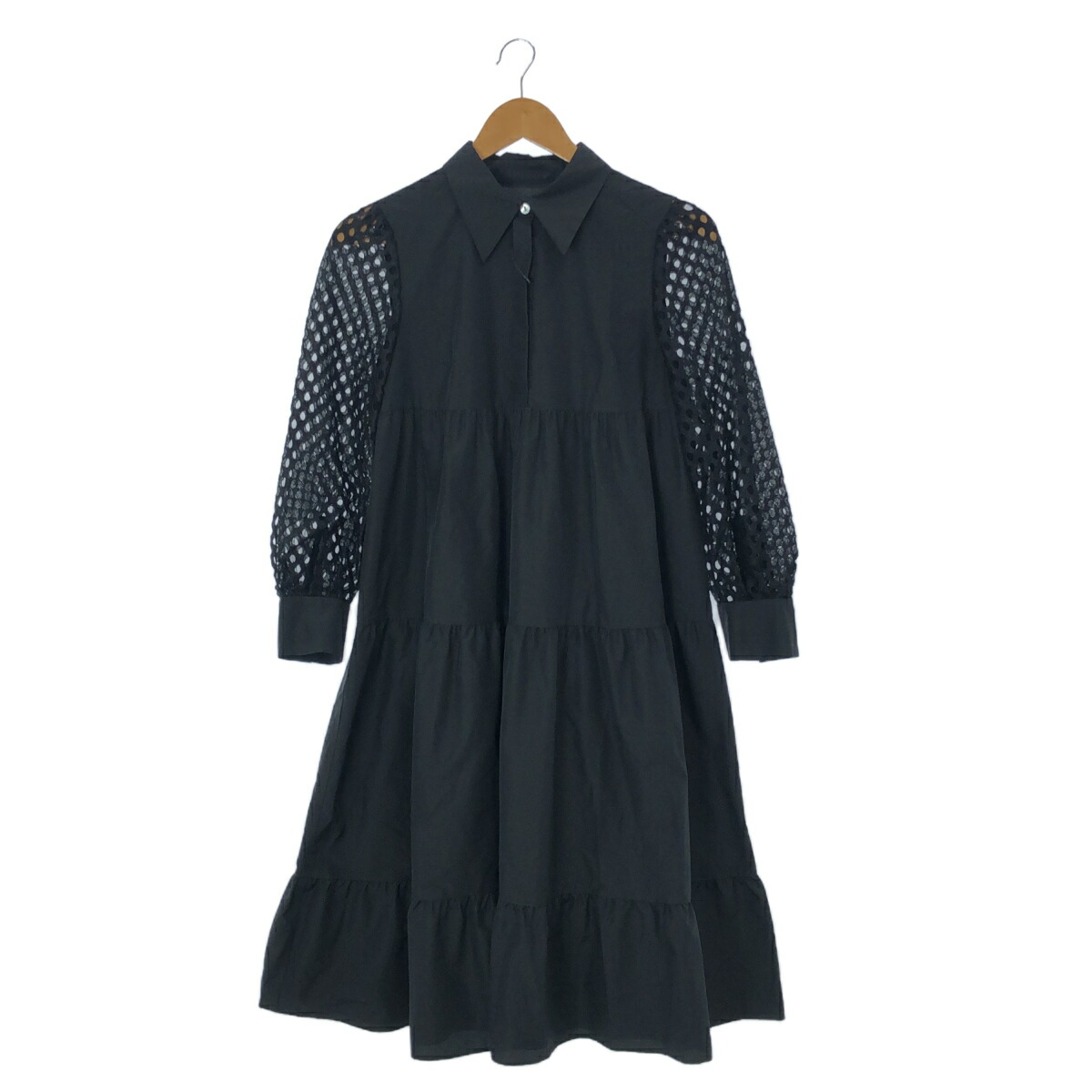 楽天市場】PRADA プラダ シャツワンピース グレージュ コットン  