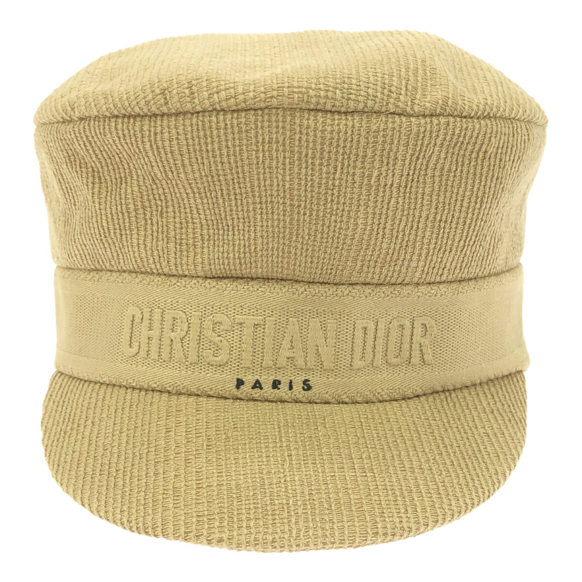Christian Dior ディオール キャスケット かぶり笠 ロゴタイプ 02DCP920A140 ベージュ 綿織物 レディース イタリア製v 三国ケ丘店 IT3ZWLKGUR6O 【中古】 RMRM0028T