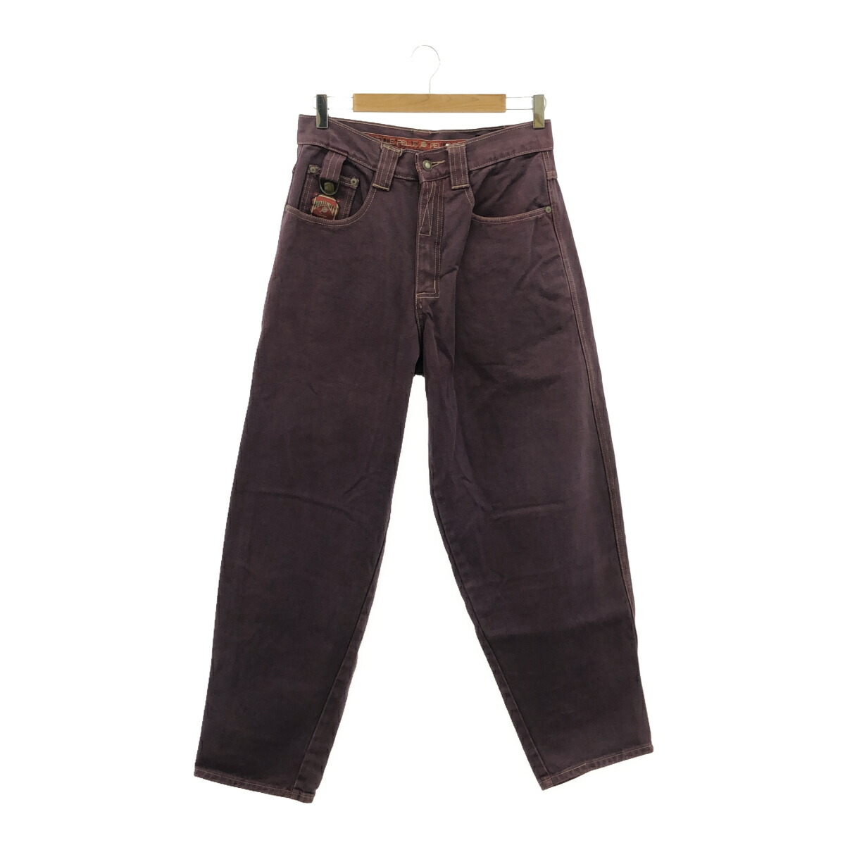 PELLE PELLE ペレペレ デニム オシャレ 90s ペレペレ デニムペインターパンツ 40 ブラック Pelle Pelle