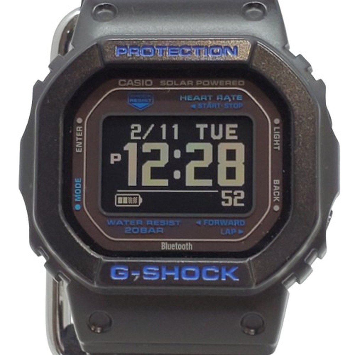 G-SHOCK ジーショック CASIO カシオ 腕時計 DW-H5600-1A2JR スクエア デジタル G-SQUAD Gスクワッド ソーラー充電 ショックレジスト モバイルリンク 美品 貝塚店 ITRWLG47E28Y 【中古】｜NEXT51店