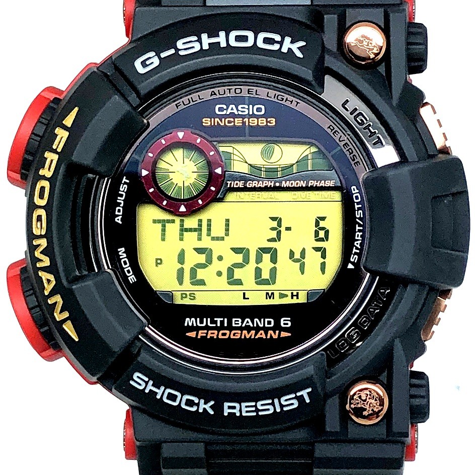 フロッグマン 美品 G-SHOCK GWF-1035F-1JR マグマ蛙 カシオ 楽天市場】G-SHOCKジーショック【美品◎】GWF-1035F-1JR FROGMAN