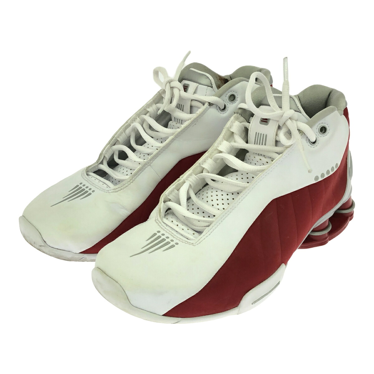 NIKE ナイキ US9/27cm SHOX BB4 Vince Carter Basketball Shoe AT7843-101 ショックス バーシティレッド メンズ スニーカー シューズ バスケット バッシュ 三国ケ丘店 ITLKK8S9WZBG 【中古】 RM4692M｜NEXT51店