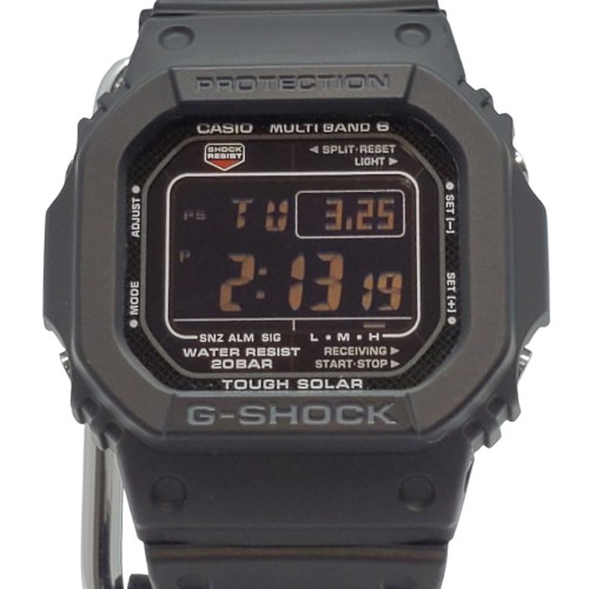 極美品 G-SHOCK GW-M5600 電波ソーラー ブラック スクウェア GW-M5610U-1B 電波ソーラー搭載 LEDバックライト – G-BRIDGES