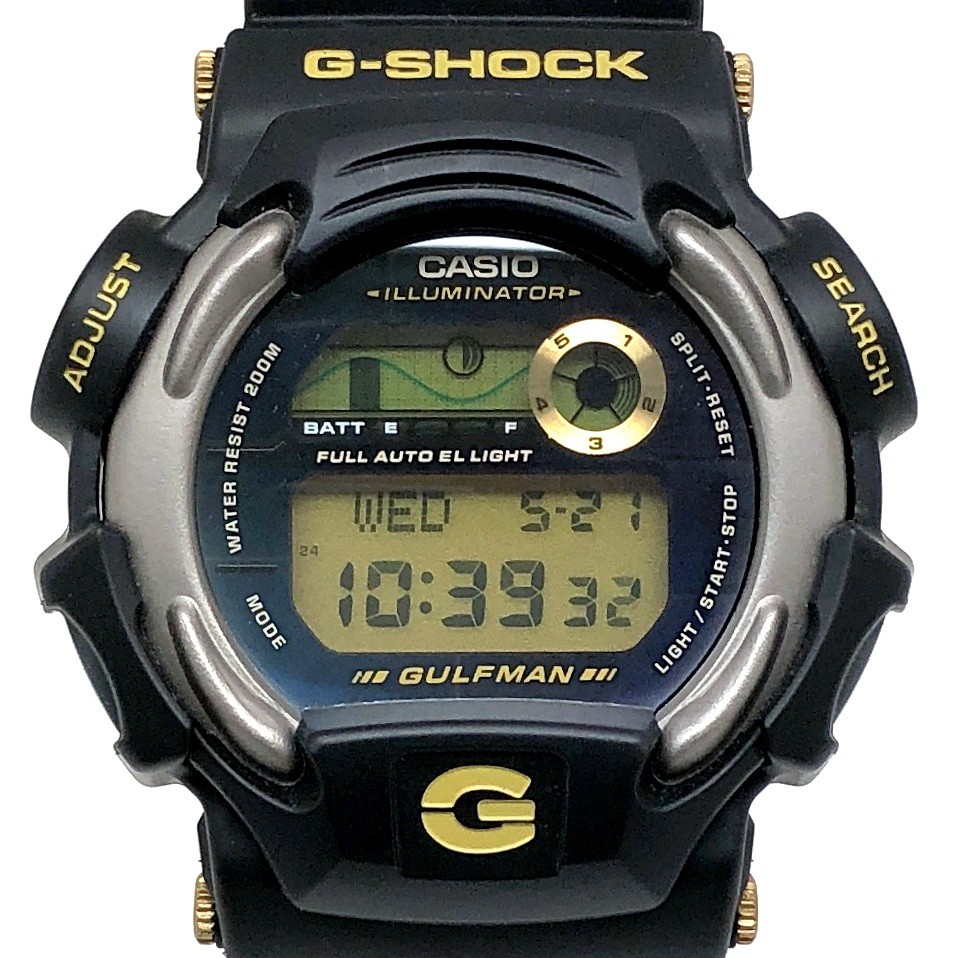 CASIO G-SHOCK GULFMAN タフソーラー　チタン GW-9110-1ER | GW-9110-1JF | G-Shock Gulfman