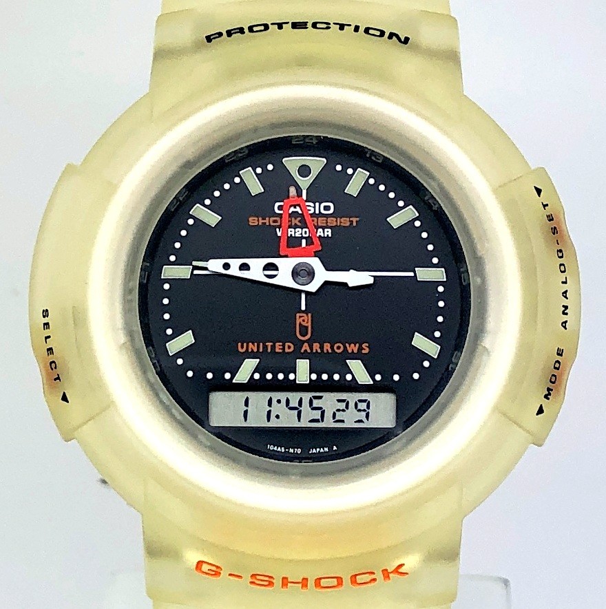 楽天市場】G-SHOCK ジーショック UNITED ARROWS 別注 3代目 AWG-500UAJ