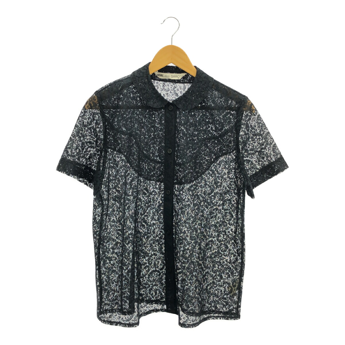 フランス製 コムデギャルソン SHIRT チェック ブラウス 丸襟 シャツ S 楽天市場】丸襟 シャツ（ブランドコムデギャルソン・柄チェック