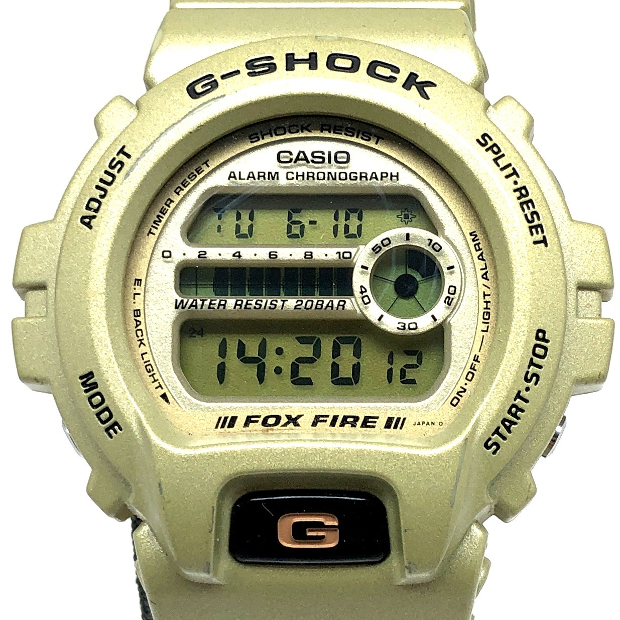 G-SHOCK ジーショック CASIO カシオ 腕時計 DW-6900X-9T X-treme エクストリーム スポーツモデル 耐低温仕様(-20°C) ゴールドメタリック クロスバンド 1996年11月発売 三国ケ丘店 IT1CYQ876TVC 【中古】