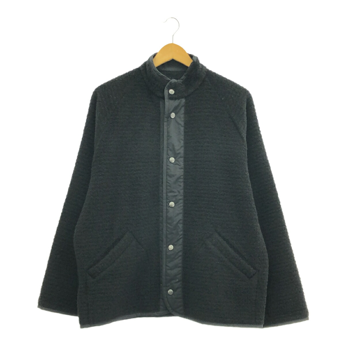 【美品】ARPENTEUR ウールボアジャケット ネイビー 美品】ARPENTEUR ウールボアジャケット ネイビー