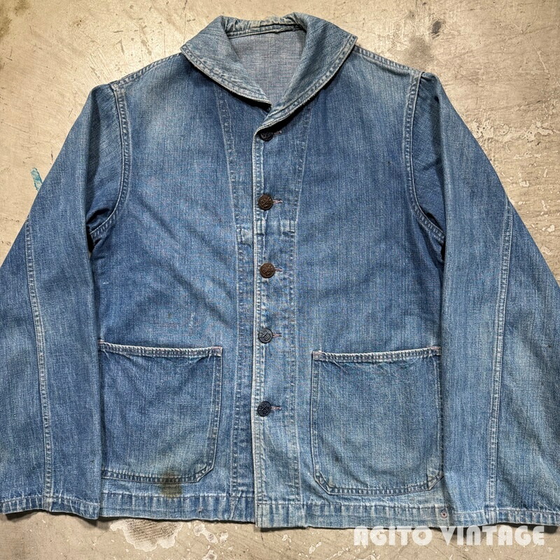 トロフィークロージング　ショールカラーデニムジャケットカバーオール40/L m65501837994_1.jpg?1714224585