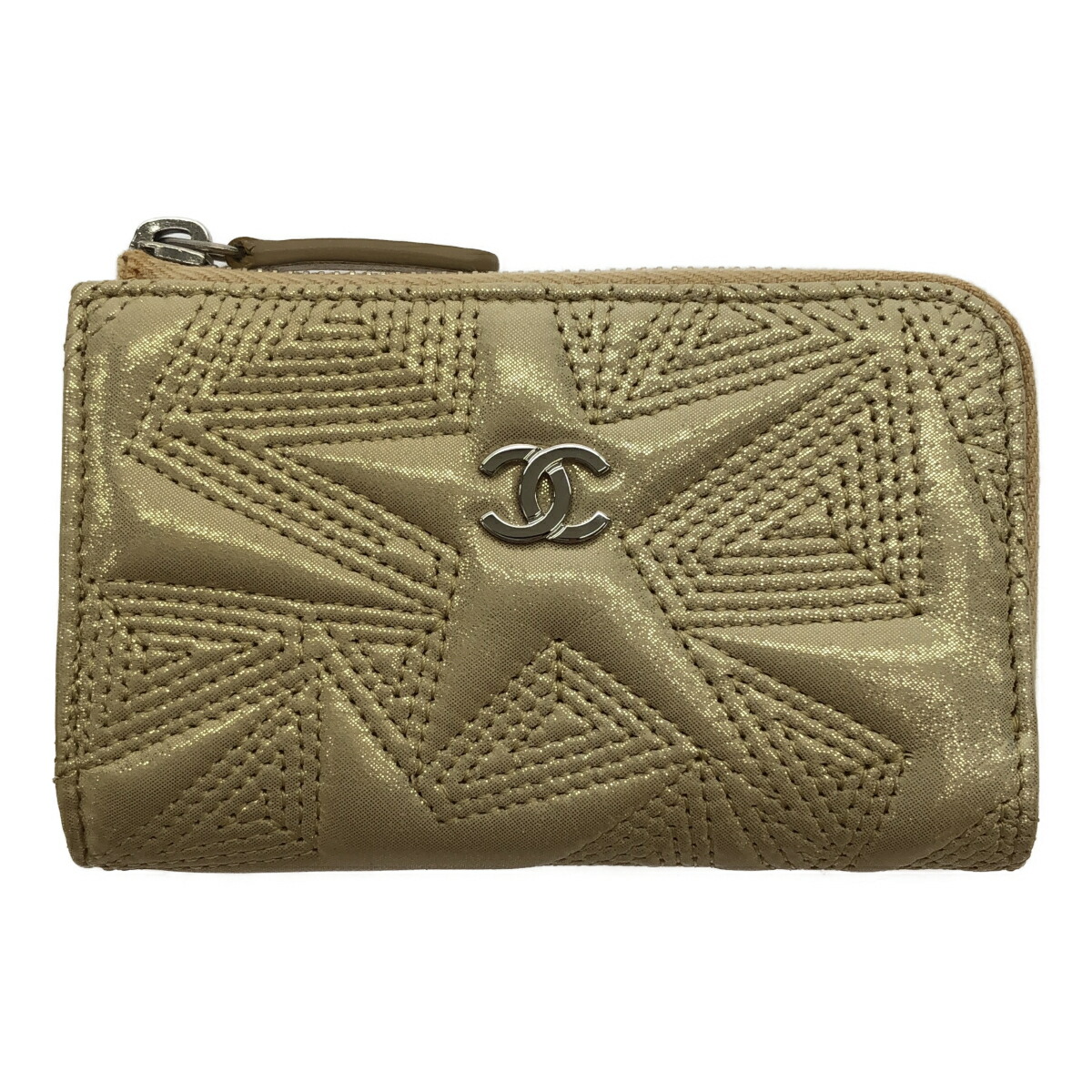 CHANEL カンボンライン　レザーコインケース CHANEL シャネル カンボンライン・コインケース（コインパース