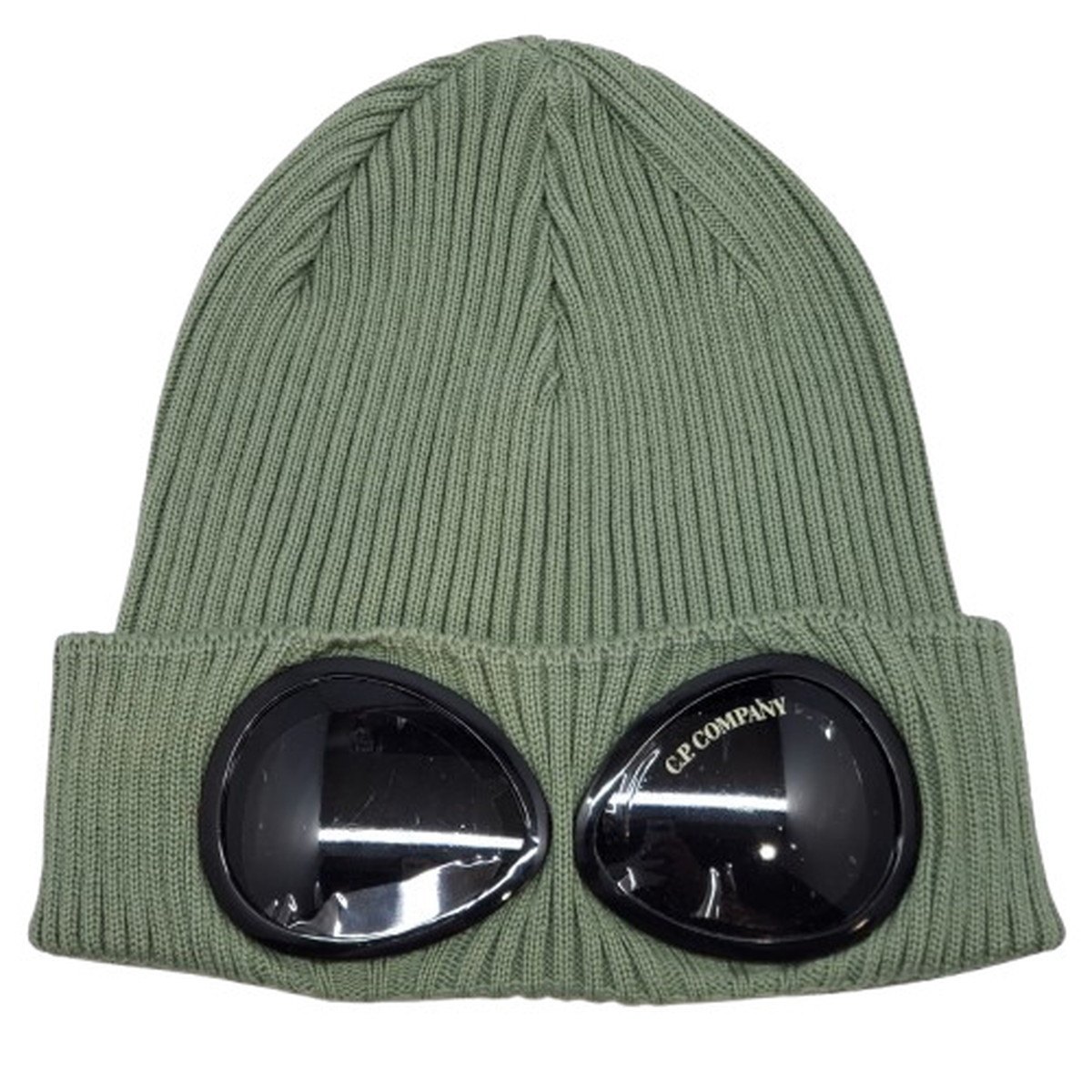 C.P. COMPANY 青 ニット帽 ニット帽 メンズ レディース ビーニー ニットキャップ ワッチ