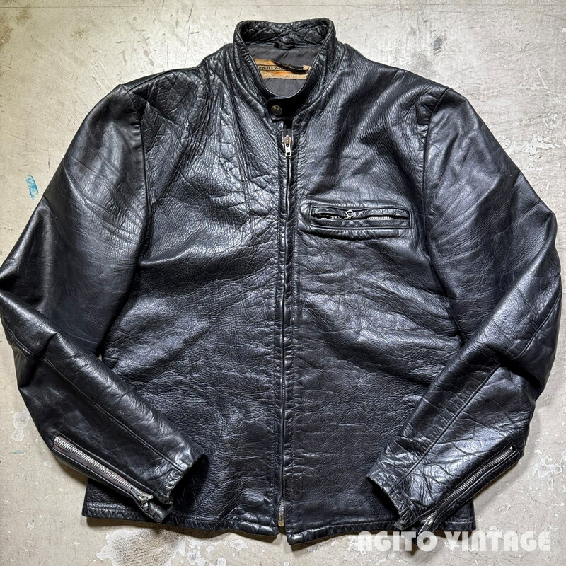 Harley-Davidson ビンテージ　ライダースジャケット　アメカジ Harley-Davidson® Men's Vintage Biker Leather Jacket 98063-13VM