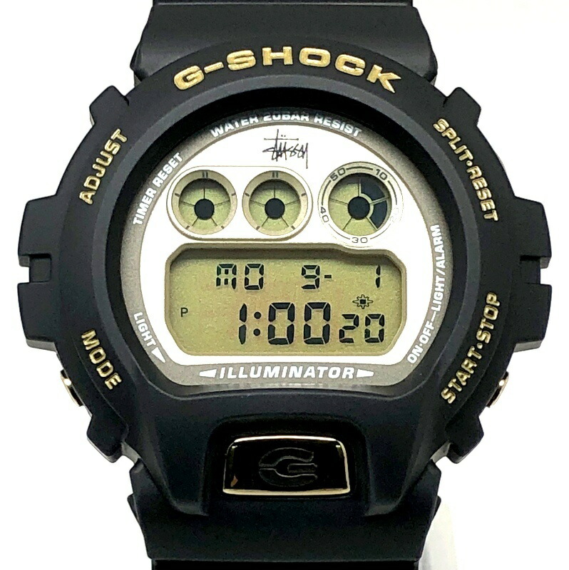 Stussy/時計/クロノグラフ/ツアーマスター/メタルバンド/限定/シルバー