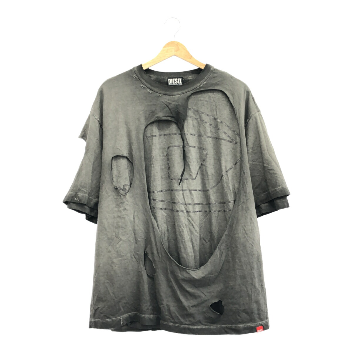 楽天市場】【中古】DIESEL 「T-ASHY」ダメージ加工レイヤードT