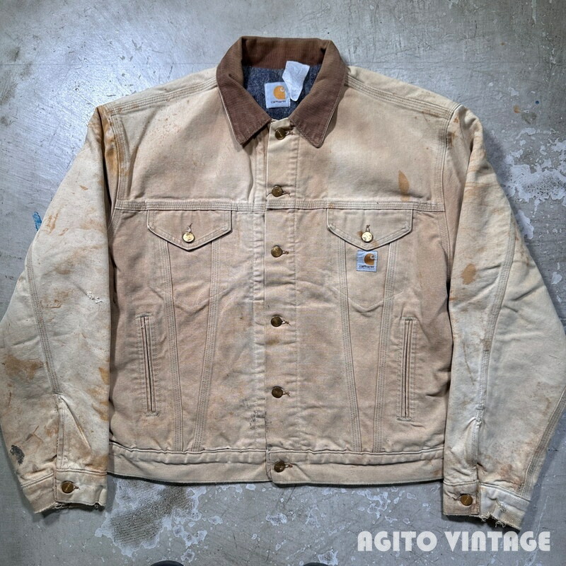 星ロゴ 90s Carhartt カーハートトラッカージャケットJB1694 星ロゴ 90s Carhartt カーハートトラッカージャケットJB1694 - メルカリ