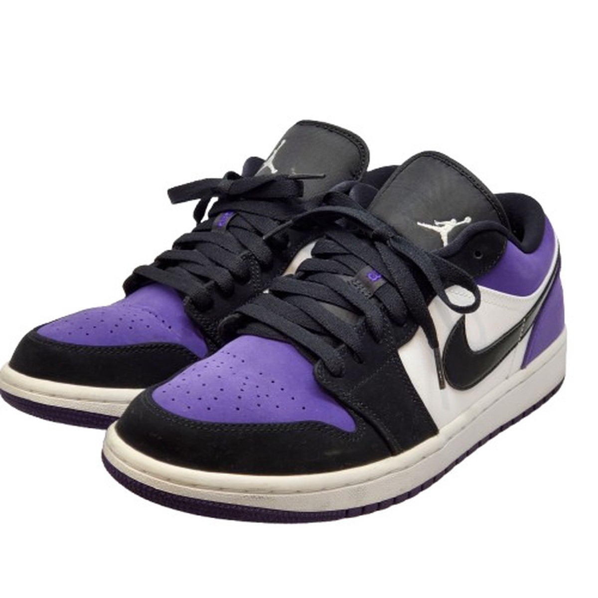 NIKE ナイキ 553558-125 パープル ナイキ エアジョーダン1 ロー コートパープル 27cm Air Jordan 1 ローカットスニーカー 貝塚店 IT7FFA97MTF6 【中古】 RK109KO|NEXT51店