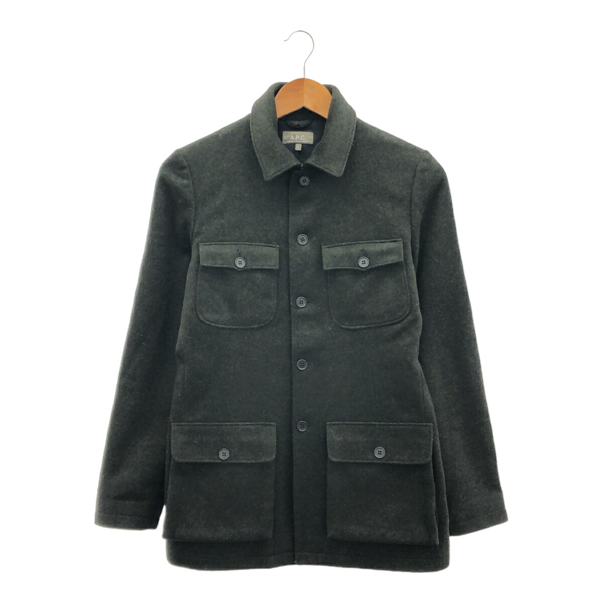 ジャケット・アウター A.P.C. Wool Serge PeaCoat Made in France ジャケット・アウター A.P.C. Wool Serge PeaCoat Made in