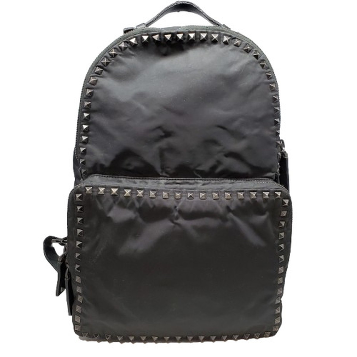 ✨希少✨VALENTINO GARAVANI レザー バッグパック リュック 黒 Valentino Garavani Noir Backpack | Black | FARFETCH JO