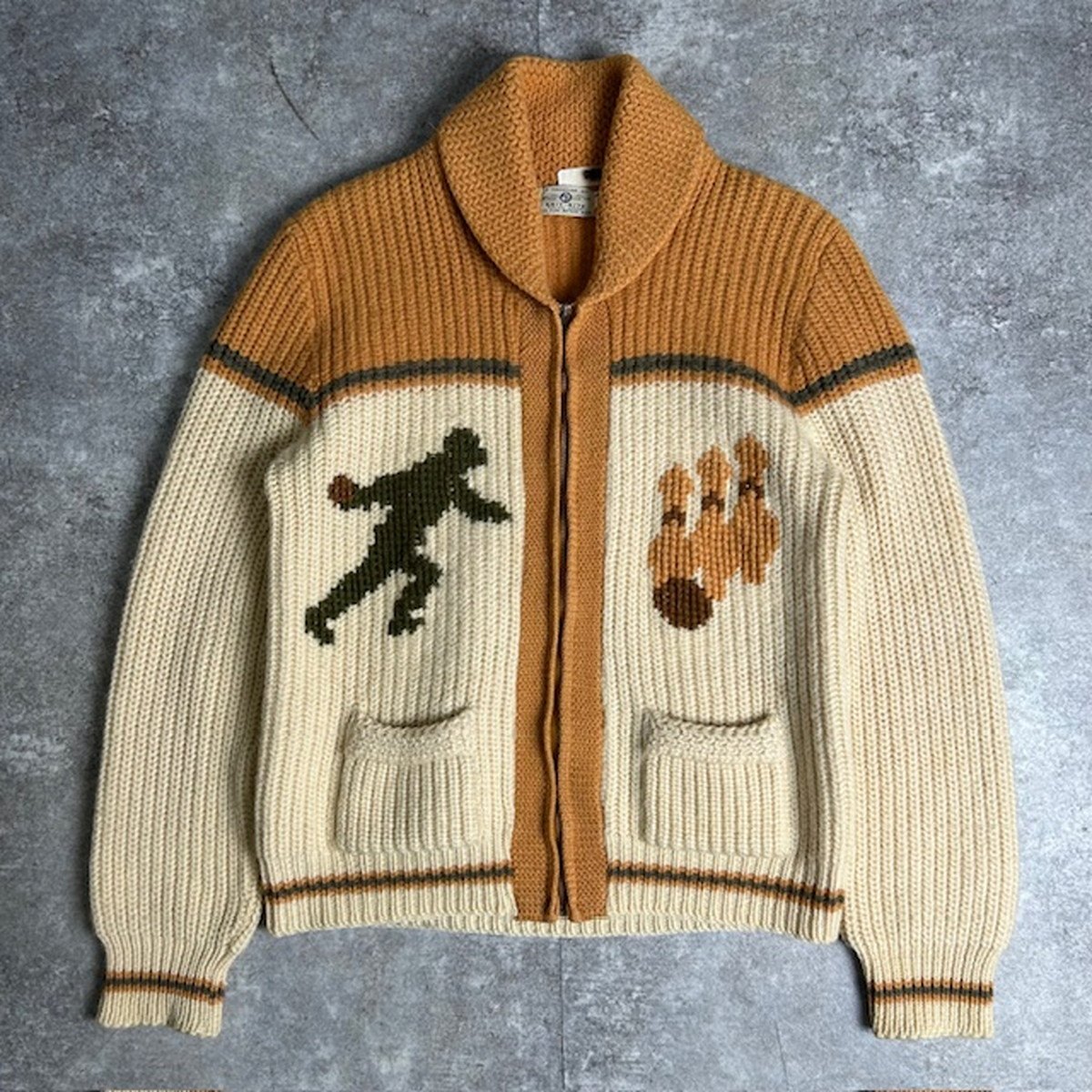 楽天市場】【中古】☆ヴィンテージ 60'S カウチンジャケット FLASH