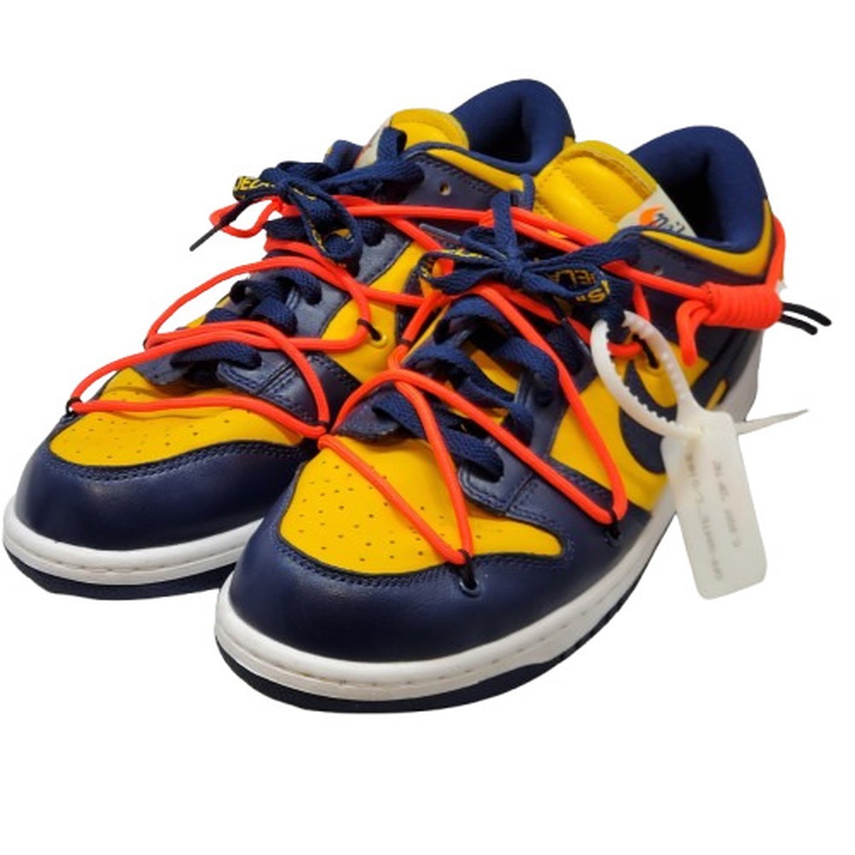 楽天市場】【NIKE DUNK LOW LTHR OW OFF-WHITE MICHIGAN/ナイキ ダンク