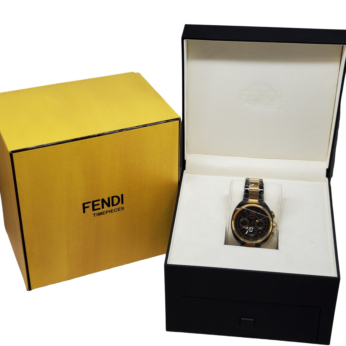 楽天市場】【中古】 FENDI フェンディ F604511011 クアドロ メン