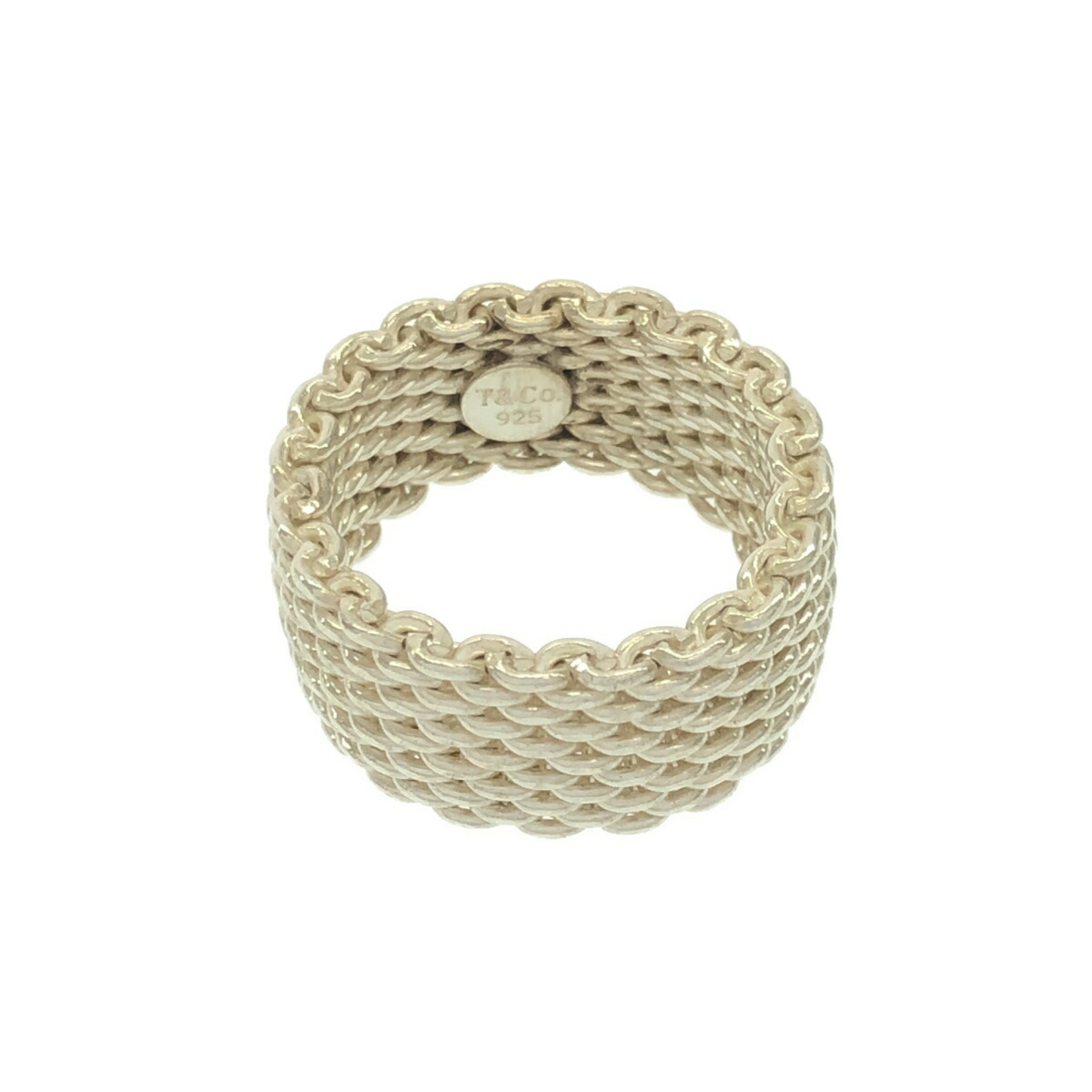 楽天市場】ティファニー サマセット メッシュワイドリング 12号 指輪