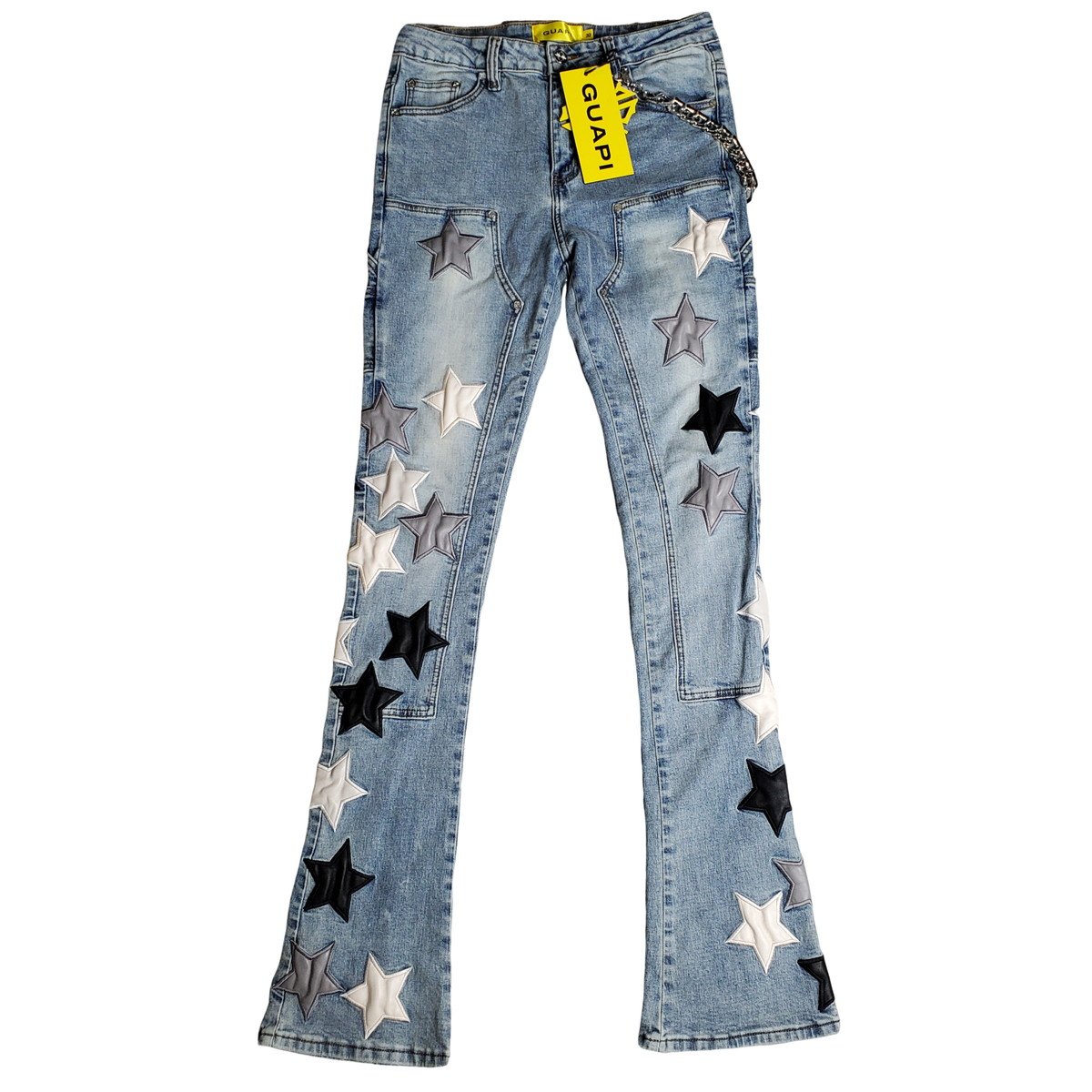 GUAPI PREMIUM デニムフレアパンツ 32 楽天市場】GUAPI グアピ フレアデニムパンツ 28-32インチ ブルー/青