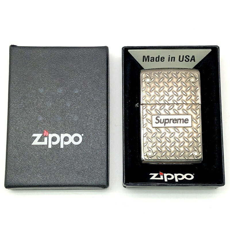 楽天市場】Supreme シュプリーム 20AW Zippo Swarovski ブランドロゴ
