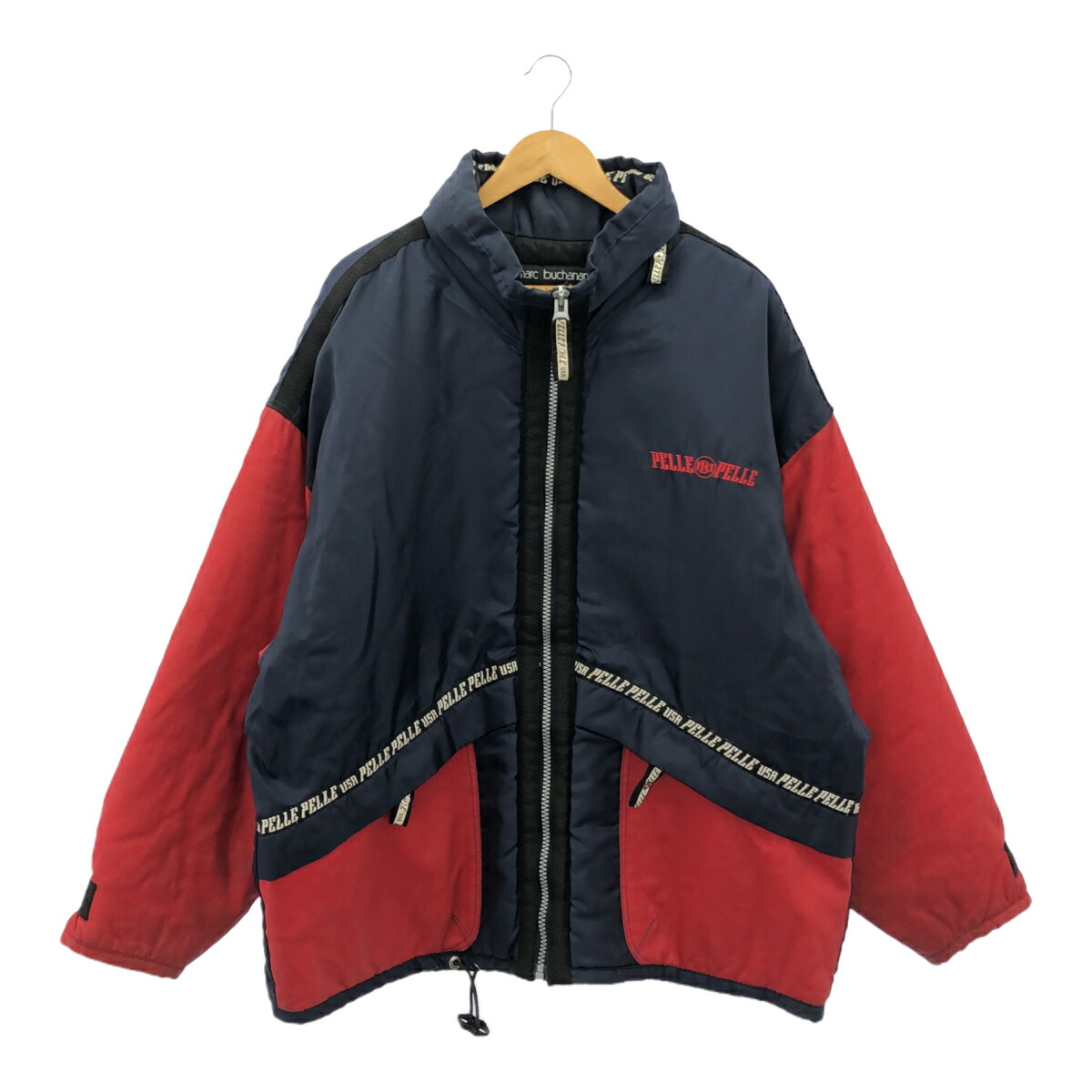 楽天市場】90s PELLE PELLE Studs Leather Coat 黒 38 ペレペレ