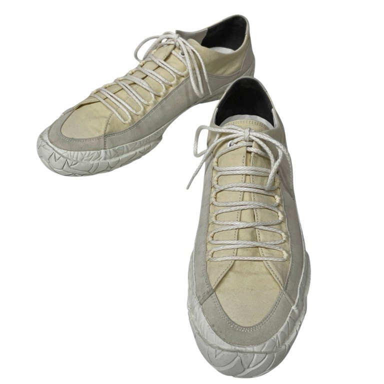 ISSEY MIYAKE MEN × SPINGLE MOVE 20SS レースアップローカットスニーカー シューズ 靴 クツ イッセイミヤケメン スピングルムーブ メンズ 三国ケ丘店 ITOXVNNUJ52S 【中古】 RM5138I|NEXT51店