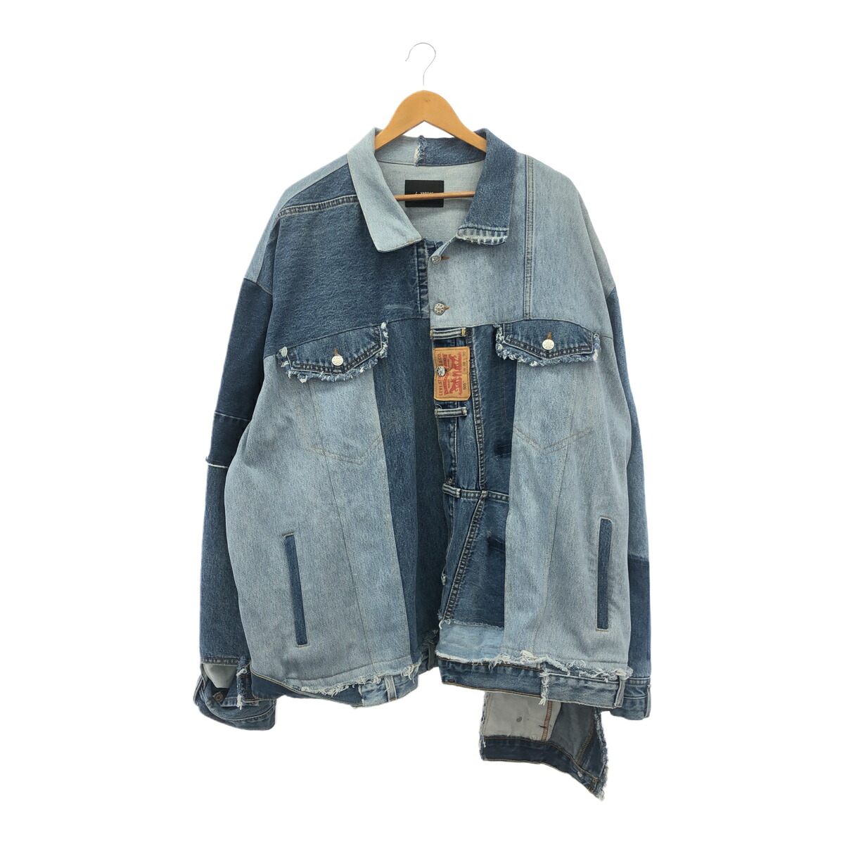 ZAC VARGAS ザックバルガス Remake Denim Jacket リメイクデニムジャケット INDIGO インディゴ ユニセックス メンズ 再構築 定価￥108,900 三国ケ丘店 ITIU23V3TPN0 【中古】 RM5158M｜NEXT51店