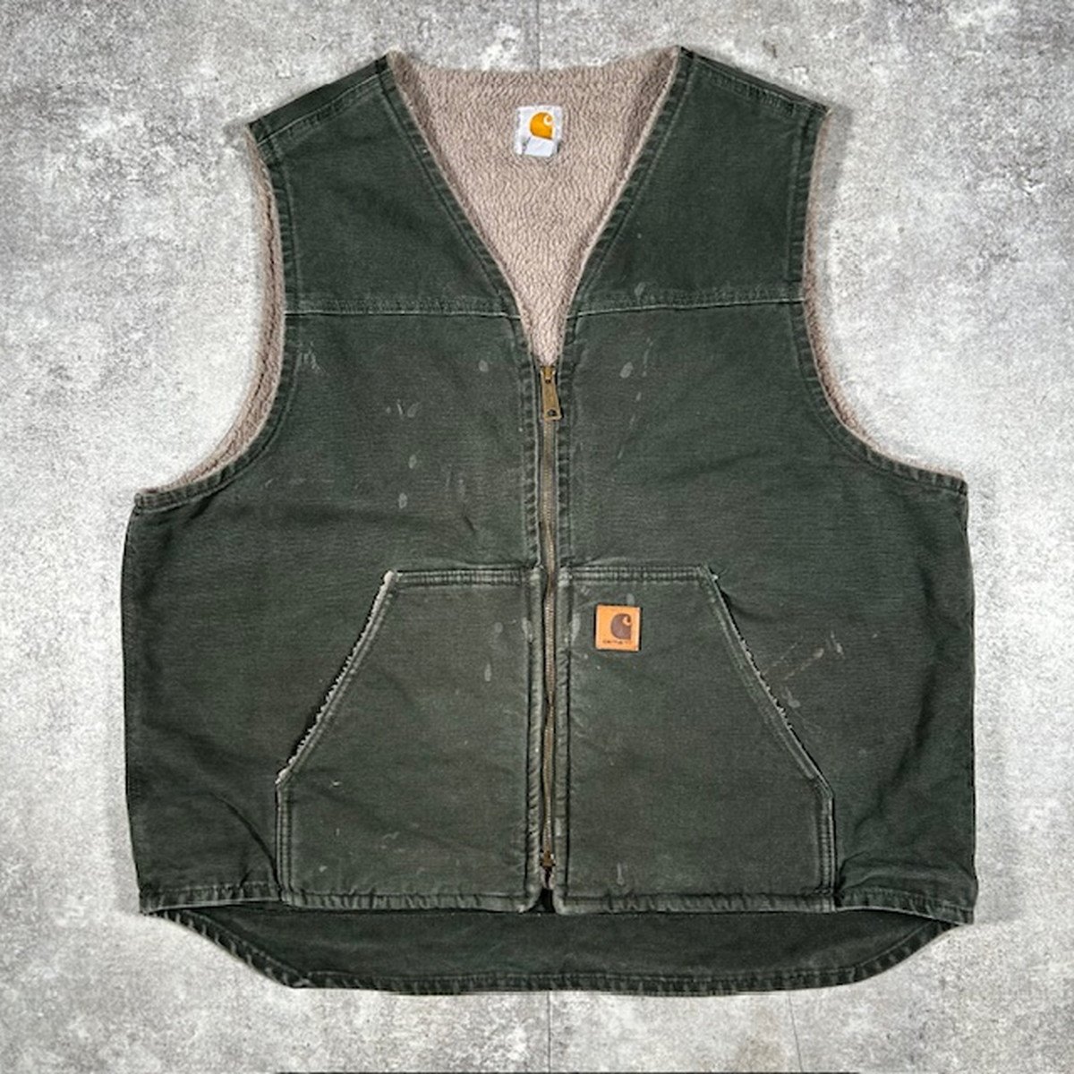 楽天市場】Carhartt カーハート ベスト サイズ:M 00s 裏ボア ブラウン