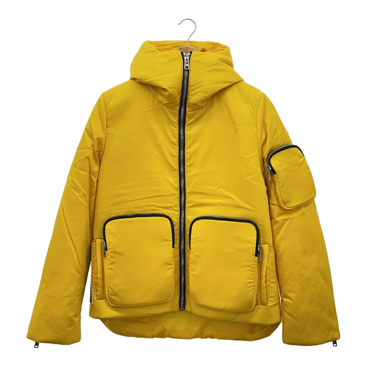 PRADA プラダ 19AW パデッドジップジャケット アウター 中綿 29P679 2019黄み イタリア製 38 レディース 三国ケ丘店 IT4ILOXIE5II 【中古】 RM284V コート・ジャケット-レディースファッション