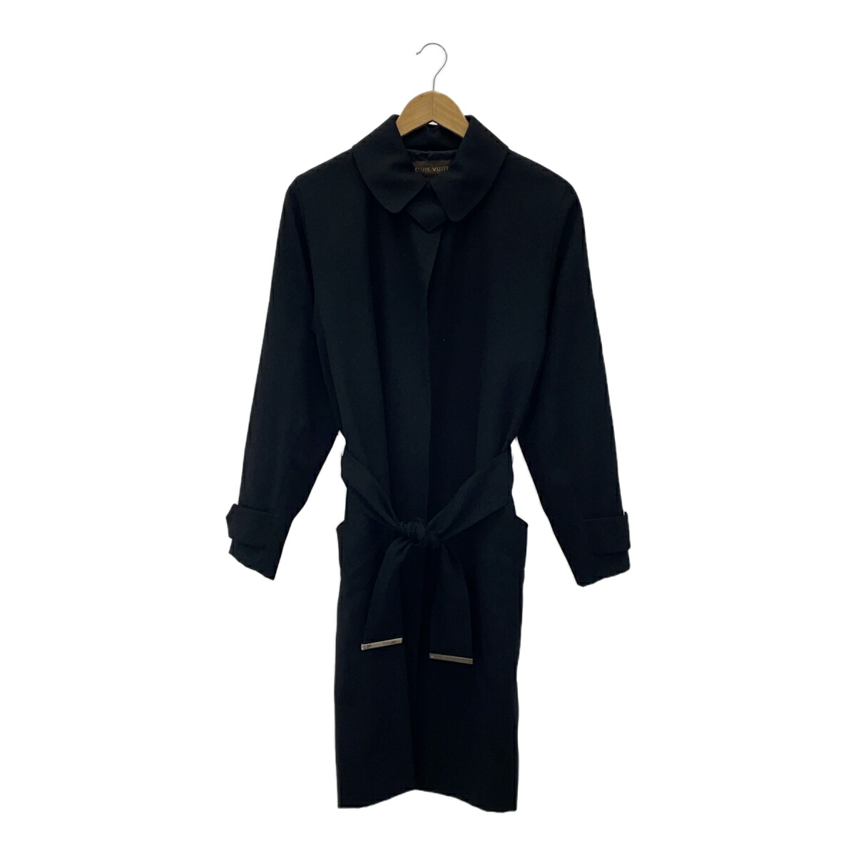 LOUIS VUITTON ルイヴィトン ウールベルデットコート 36 LV アウター COAT WOOL ブラック レディース 36 フランス製 三国ケ丘店 ITCF2NIKPJHQ 【中古】 RM287V|NEXT51店