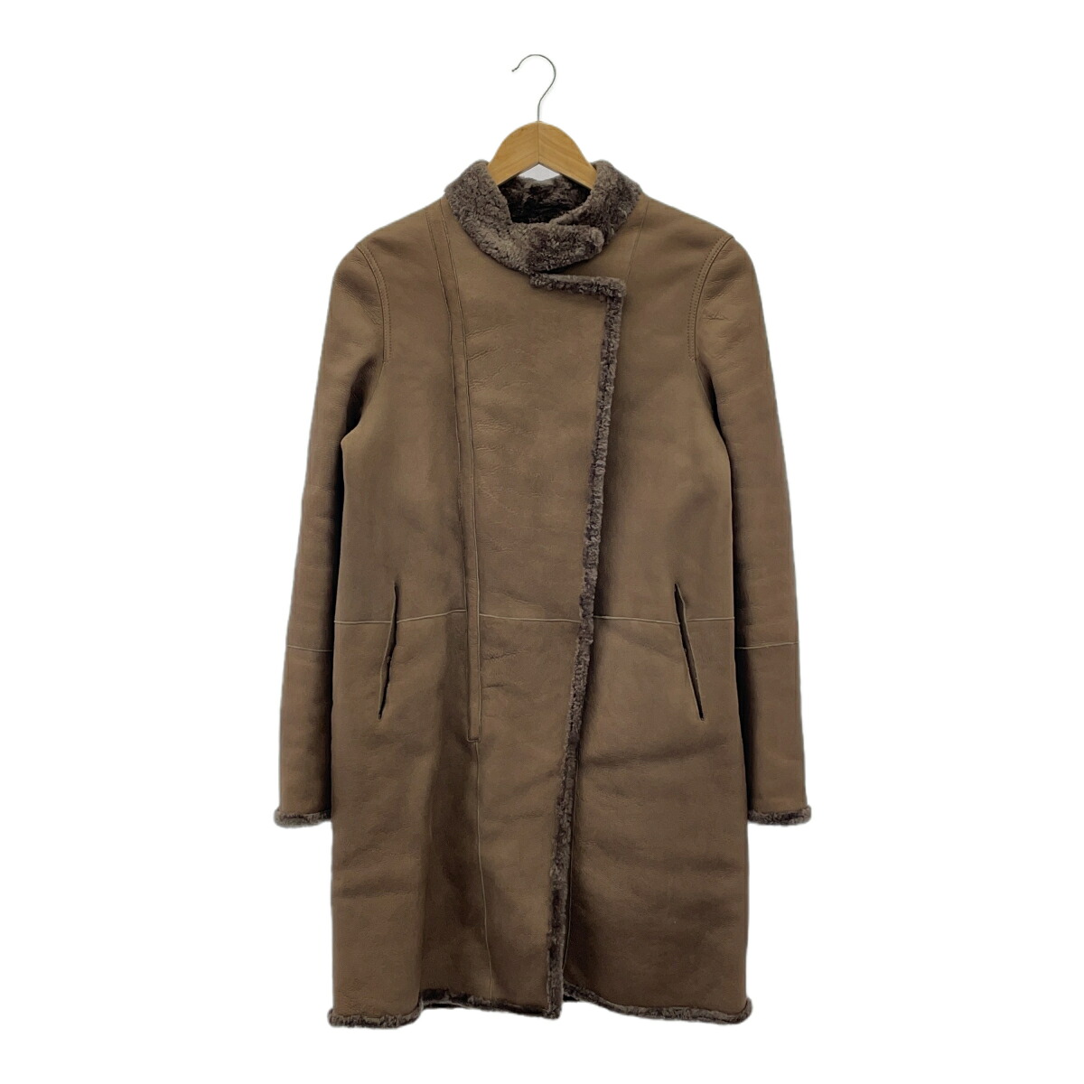 Brunello Cucinell ブルネロクチネリ リバーシブルムートンコート ファーコート イタリア製 42 レディース 軽量 アウター 毛皮 リアルファー 高級 上質 三国ケ丘店 IT82Q0S9X3H8 【中古】 RM0323V|NEXT51店