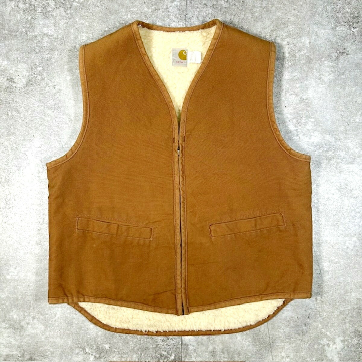 楽天市場】Carhartt カーハート ベスト サイズ:M 00s 裏ボア ブラウン