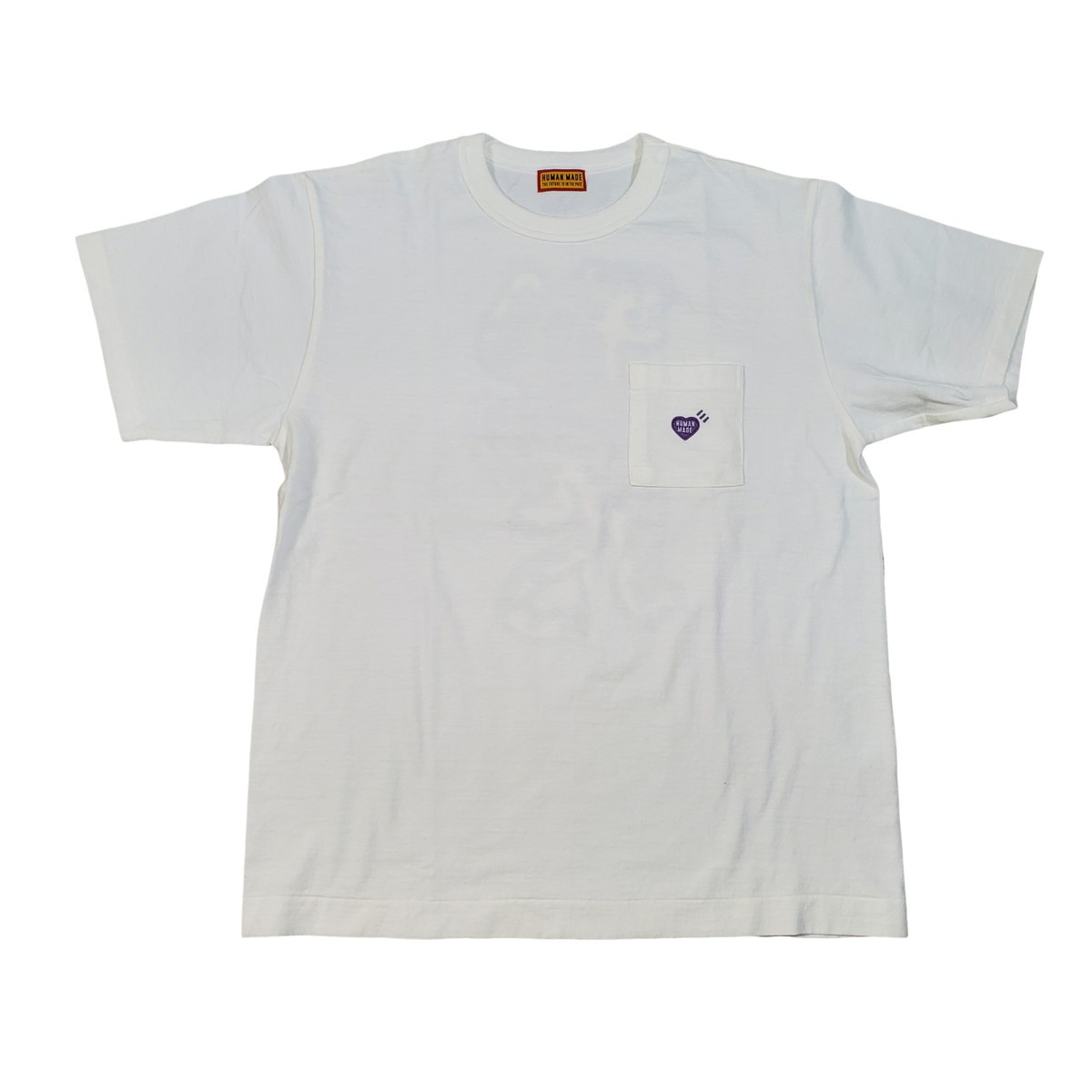 HUMAN MADE Apgujeong Heart Pocket T-Shirt ヒューマンメイド 韓国 狎鴎亭限定 ハートポケットTee Tシャツ 半袖 アニマル ユニセックス Mサイズ 美品 貝塚店 ITG5FJCAQGU4 【中古】 RK2698D|NEXT51店