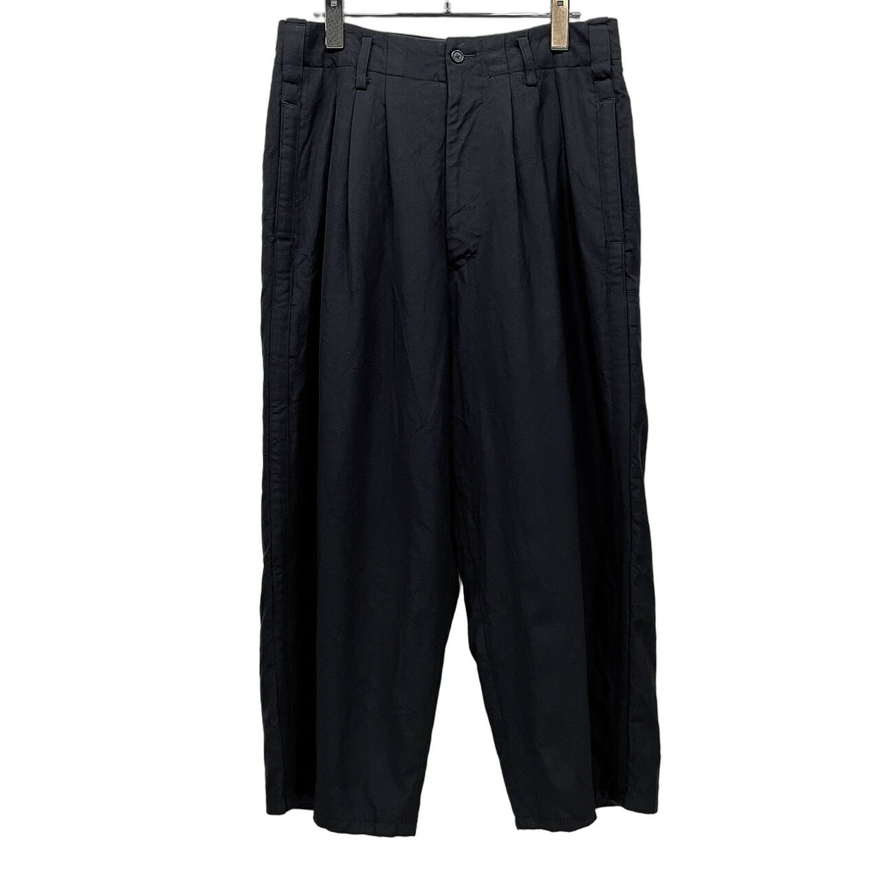 Y's for men ウールサージ3タック脇テープワイドパンツ サイドライン 側章 スラックス トラウザーズ ボトムス Archive 90s Yohji Yamamoto Pour Homme ヨウジヤマモトプールオム メンズ 三国ケ丘店 ITA3N2N6NZYG 【中古】 RM5398I｜NEXT51店