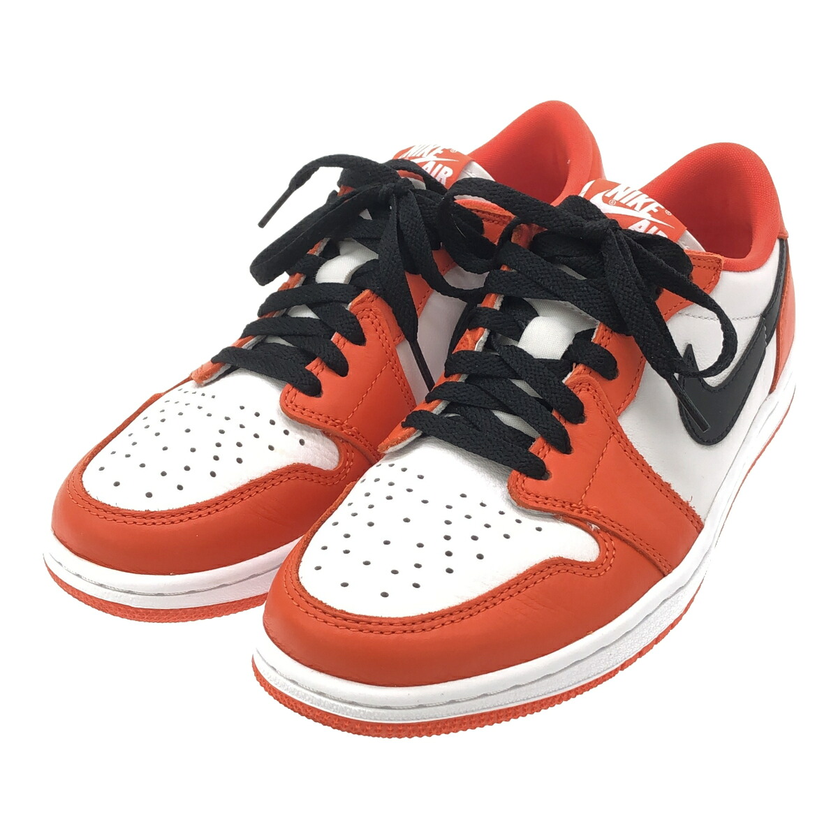 NIKE ナイキ 26.5糎 AIR JORDAN 1 LOW OG W CZ0790-801 エアジョーダン 1 置き目 目あたらしい オレンジ色 黒いこと 白いこと 箱 替え紐付き 2021年9月発売 三国ケ丘店 ITNMAXKUUAO8 【中古】 RM5226M