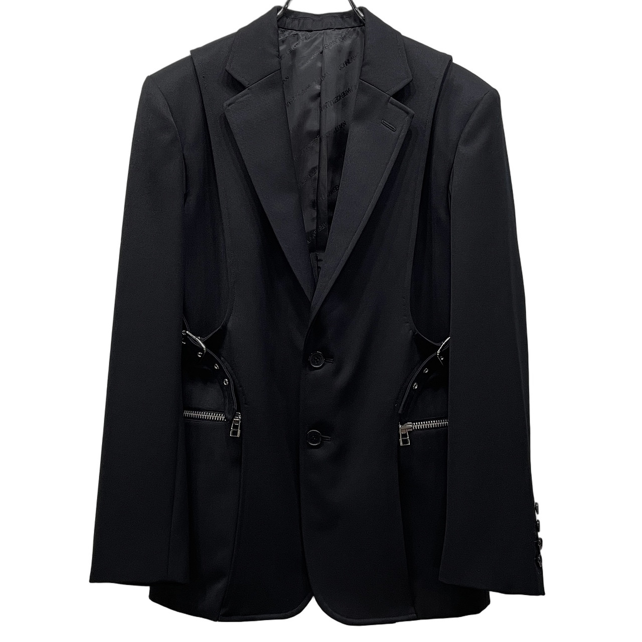JOHN LAWRENCE SULLIVAN 21AW LAYERED JACKET DORMEUIL社ウールギャバジンサイドベルト2Bレイヤードテーラードジャケット ブレザー ブルゾン コート アウター 定価176,000円 ジョンローレンスサリバン メンズ 三国ケ丘店 ITJAHIOZG2M8 【中古】 RM5427I｜NEXT51店
